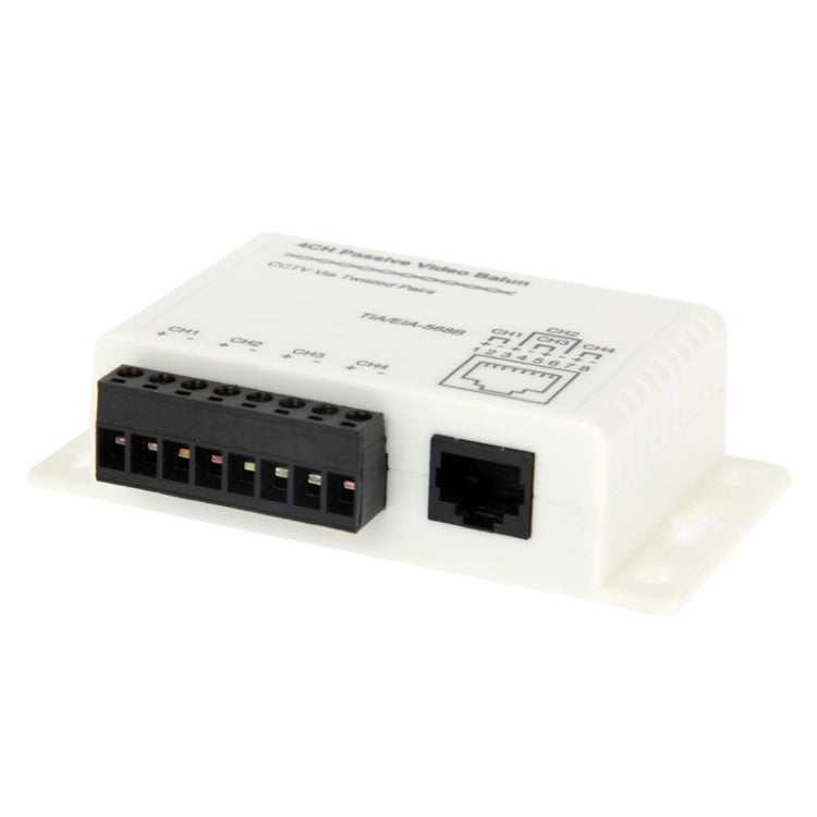 4 CH Passive UTP Video Balun / CCTV Via Twisted Pairs, UTP Video Balun 4 CH Passive UTP Video Balun / CCTV Via Twisted Pairs, UTP Video Balun